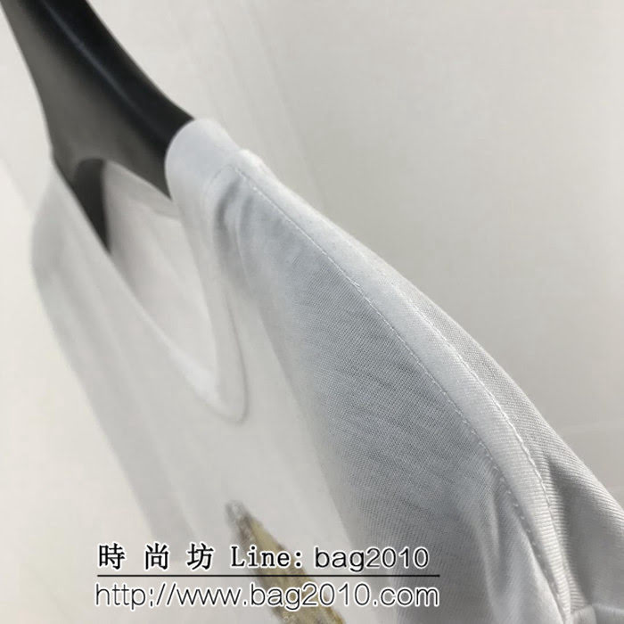 pp 19ss早春 燙鑽短袖 大幅度進口奧鑽燙鑽工藝 定制絲光棉 工藝細節完美 ydi2546